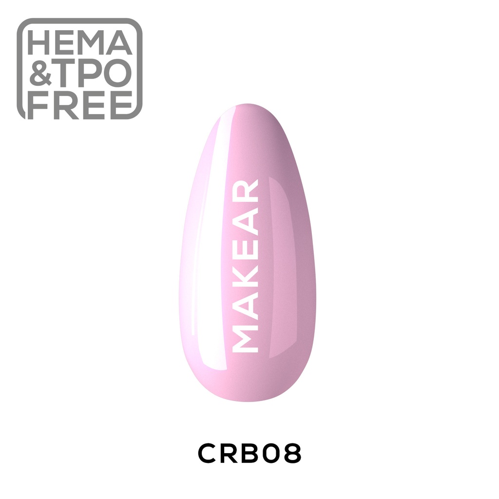 Color Rubber Base - Candy Pink - 8 ml.