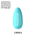 Color Rubber Base - Turquoise - 8 ml.