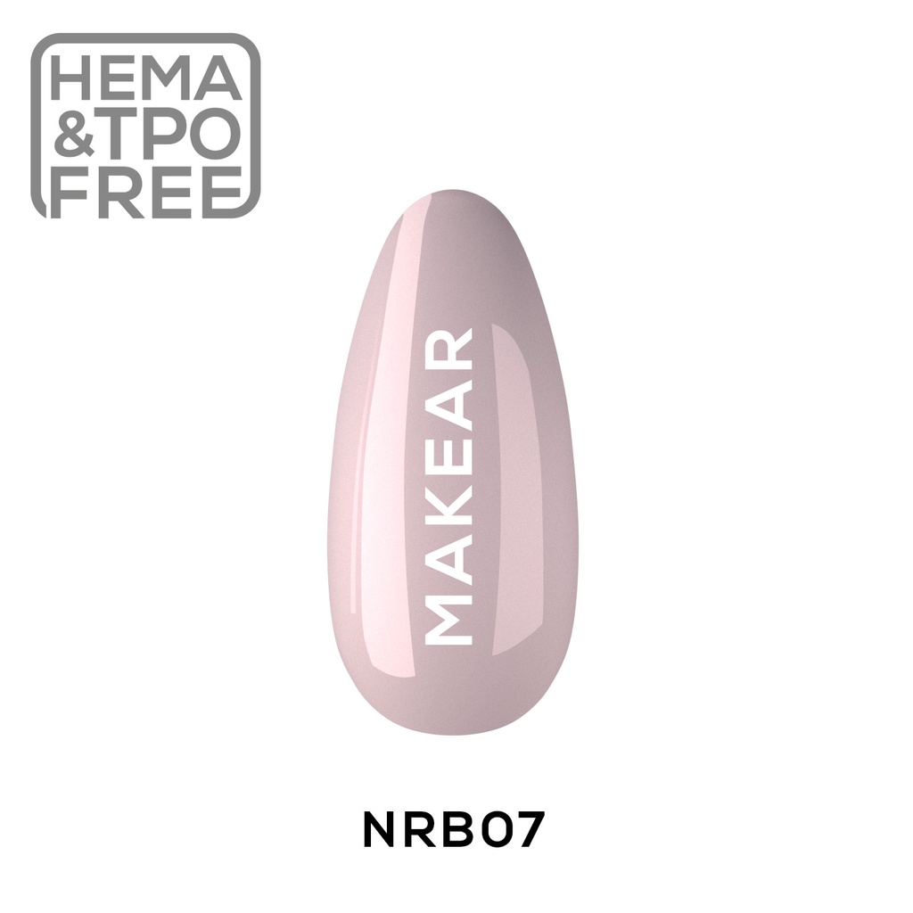 Nude Rubber Base - Warm Beige - 8 ml.
