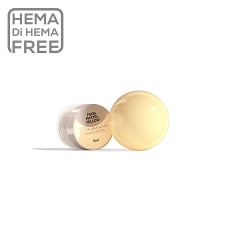 FG06 French Manicure Gel - Pastel Yellow 5ml.