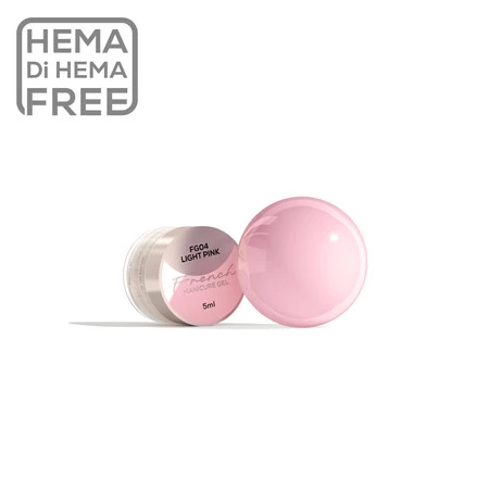 FG04 French Manicure Gel - Light Pink 5ml. 