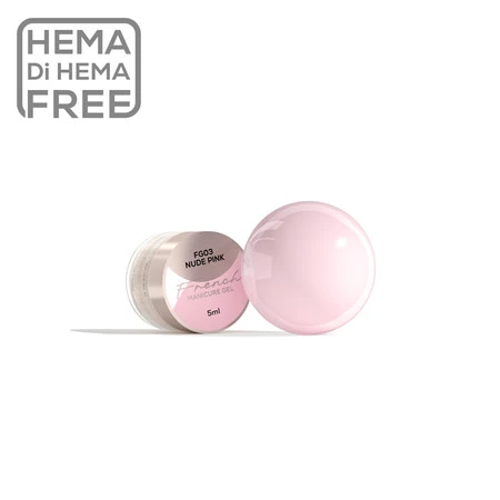 FG03 French Manicure Gel - Nude Pink 5ml.