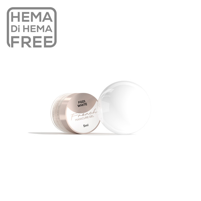 FG01 French Manicure Gel - White 5ml.