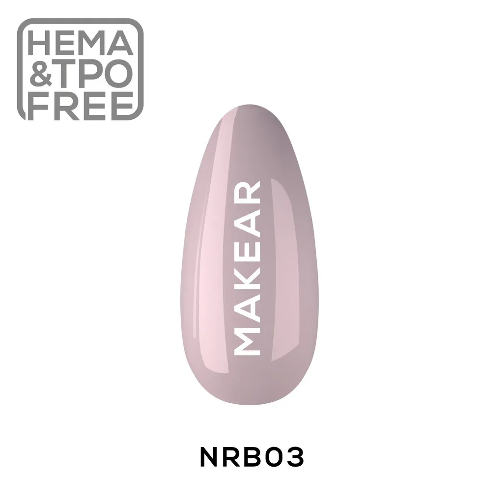 Nude Rubber Base - Pudding Pink - S01 - 8 ml.