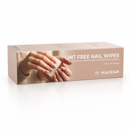 Lint Free Nail Wipes 400 Pcs - Black