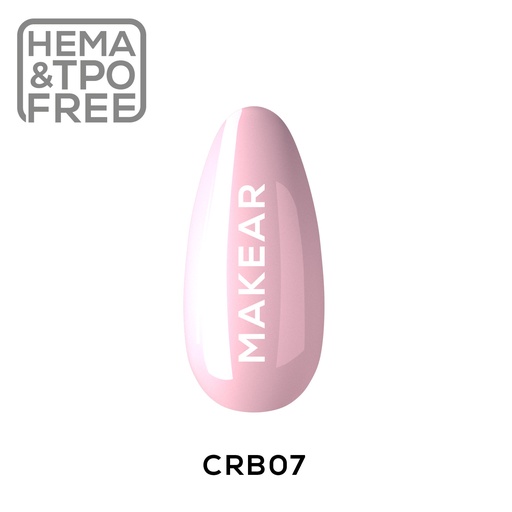 [5907508488796] Color Rubber Base - Coral - 8 ml.