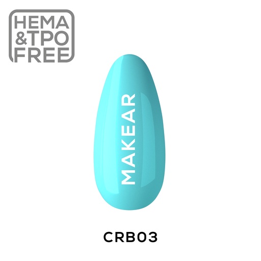 [5907508488758] Color Rubber Base - Turquoise - 8 ml.