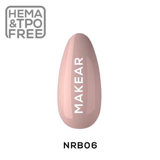 [5907508489281] Nude Rubber Base - Smoky Beige - 8 ml.