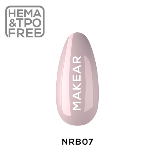 [5907508489298] Nude Rubber Base - Warm Beige - 8 ml.