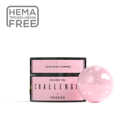 [5906321345989] ChallenGel - Dark Rose Shimmer 50ml