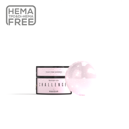 [5906321345897] ChallenGel - Milky Pink Shimmer 15ml