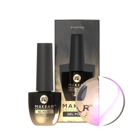 [5906849070738] Top No Wipe Cat Eye Pink 8 ml.