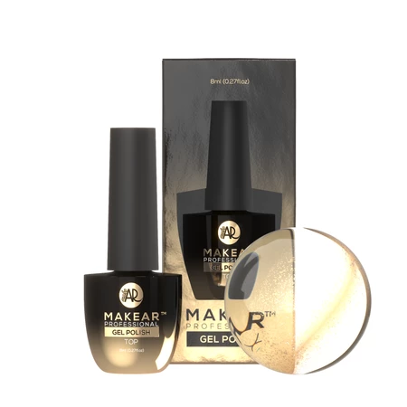 [5906849070745] Top No Wipe Cat Eye Gold 8 ml.
