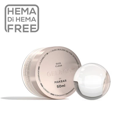 [5906849072145] GU01 Gel&Go UP - Clear - 50 ml. 